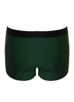 Классические мужские плавки-боксеры с контрастным поясом (Размер: L) (Цвет: красный)