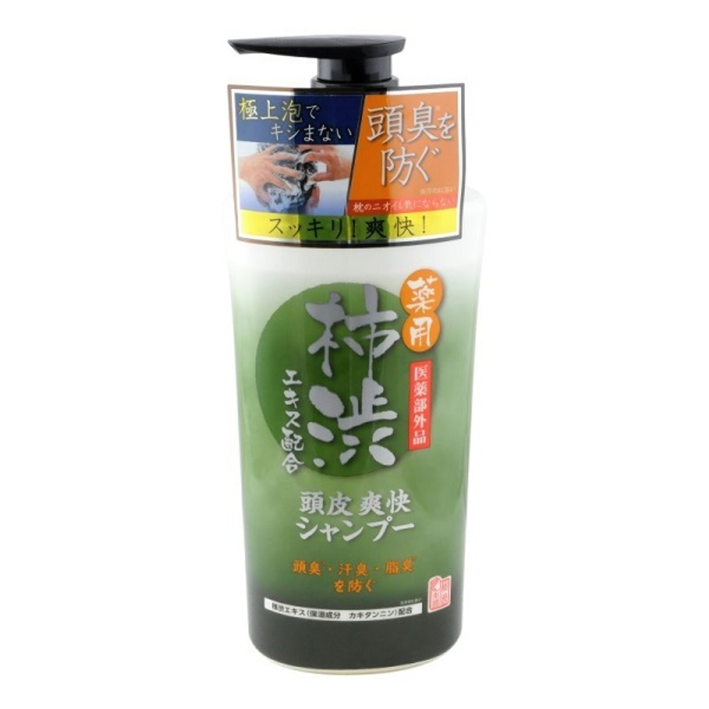 Дезодорирующий и освежающий шампунь-кондиционер для волос с экстрактом Хурмы Max Taiyounosachi EX Shampoo 450мл