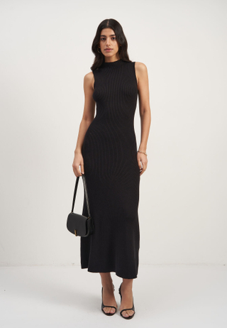 Платье JULIA с клиньями, чёрный