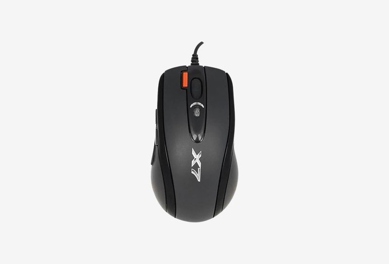 Мышь проводная A4Tech X-718BK черный