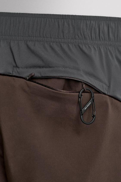 ZARA ФУТБОЛЬНЫЕ БРЮКИ ИЗ ВЫСОКОТЕХНОЛОГИЧНОЙ ТКАНИ В СТИЛЕ КОЛОР-БЛОК, БУРГУНДИ