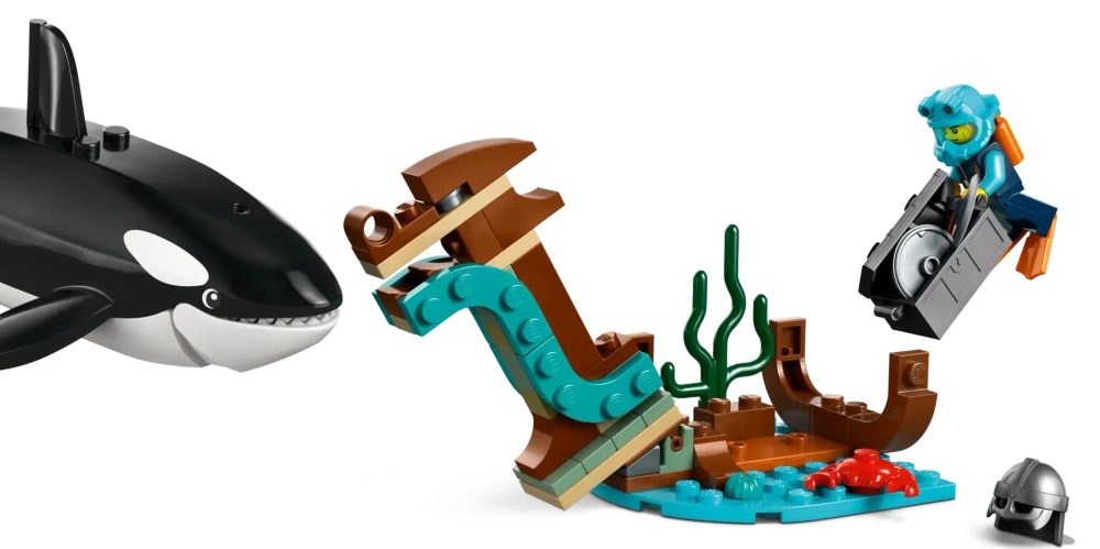 Конструктор LEGO City 60368 Корабль «Исследователь Арктики»