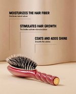 La Bonne Brosse Массажная расческа для волос N 02 Essential Detangling Brush - Emerald Green