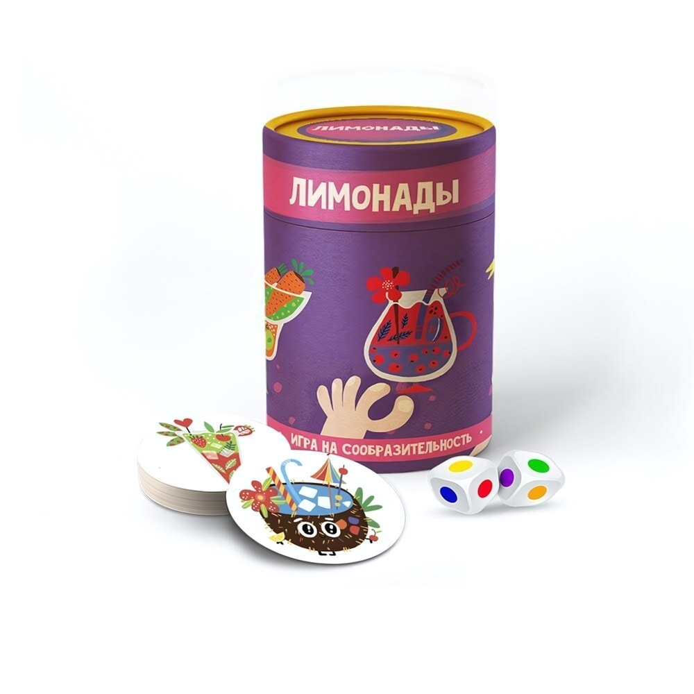Настольная игра в тубусе "Лимонады"