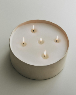Декоративная свеча Zara Home, 8х25х25 см, керамика, 2392/065