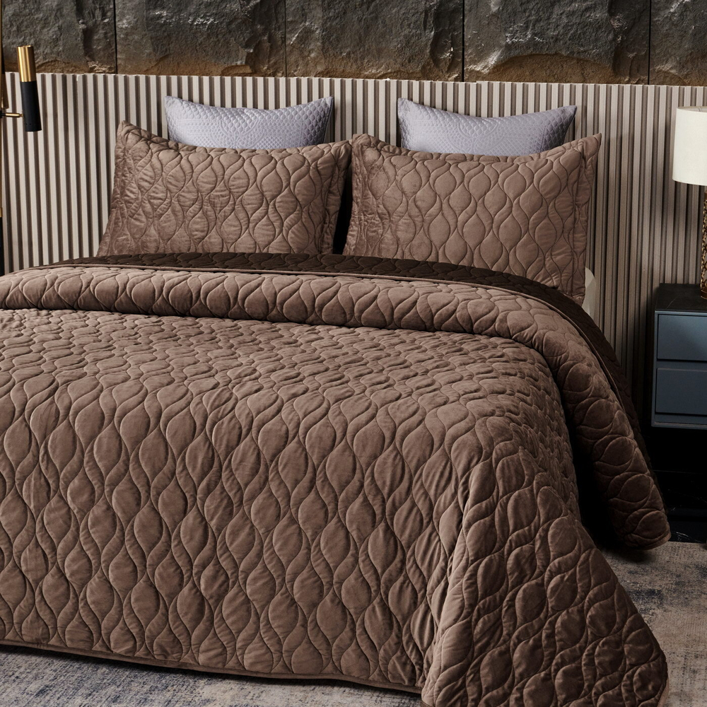 Покрывало 240x280 Sofi De MarkO Нобилис шоколадное