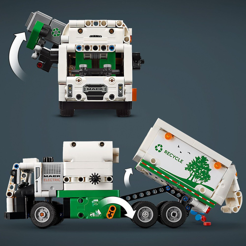 Конструктор LEGO Technic 42167 Мусоровоз Mack LR Electric — фото 15