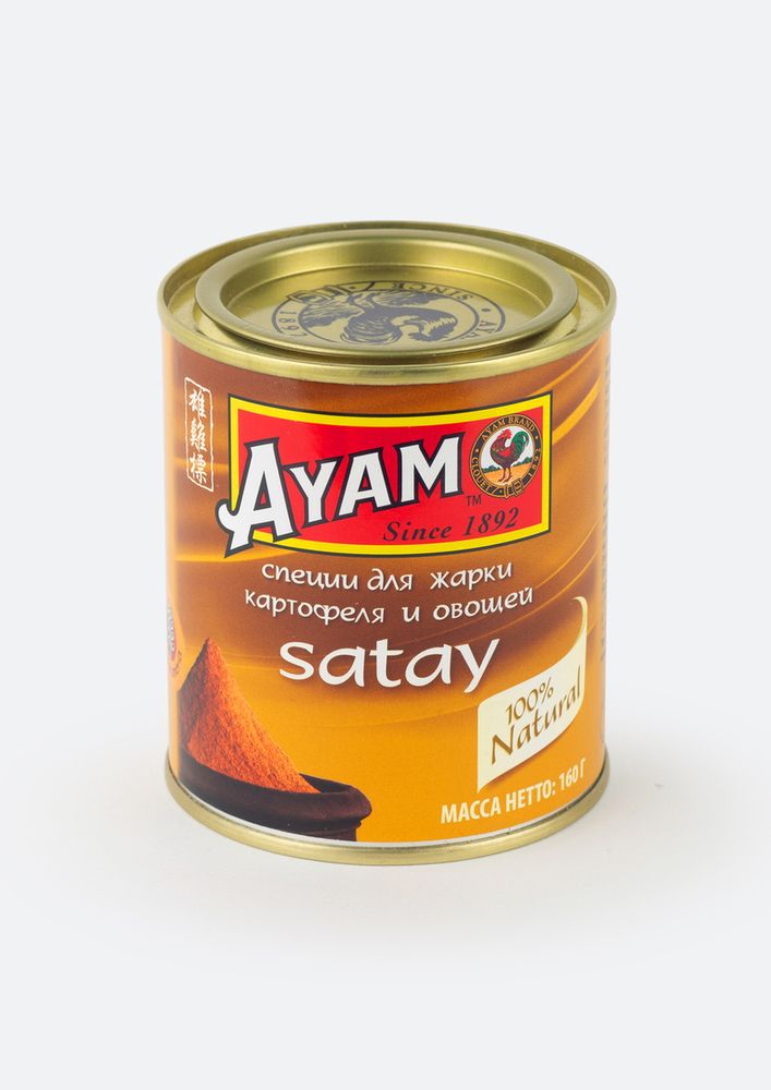 AYAM Satay Специи для жарки картофеля и овощей Сатай, 160 г