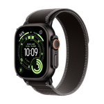 Apple Watch Ultra 3 GPS + Cellular 49mm Black Titanium Case with Black/Charcoal Trail Loop - S/M,Model A3281
