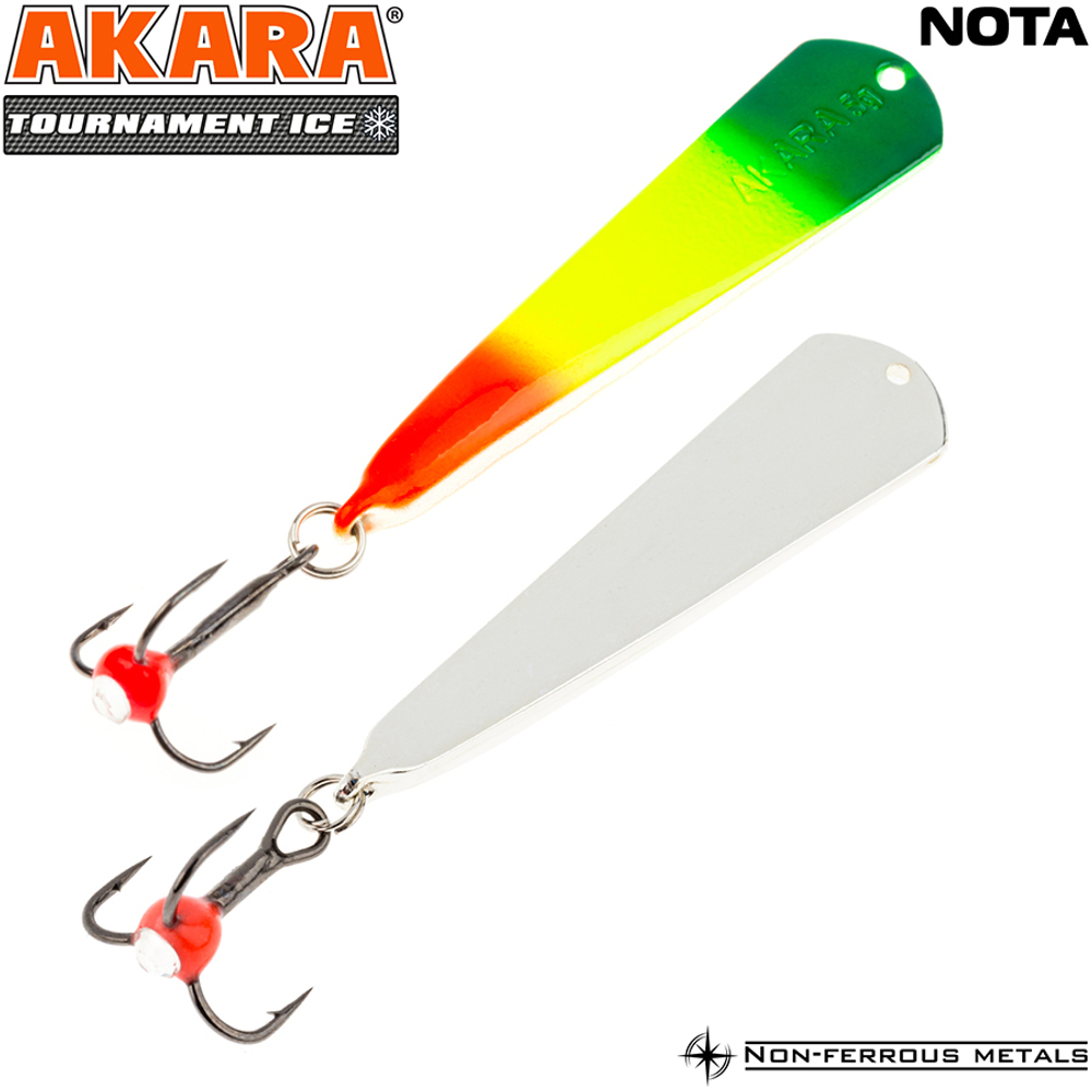 Блесна зимняя Akara Tournament Ice Nota 45 5 гр. 86 Sil