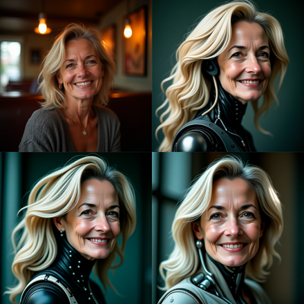 Аватарки в стиле Биомеханического киберпанка 67С женские