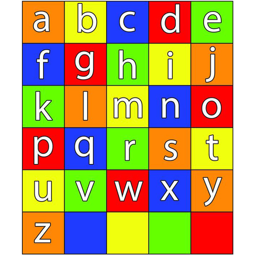 Коврик Английский алфавит для программируемого мини-робота Bee-Bot Умная пчела