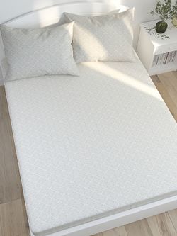 Постельное белье Сказка "Классика" евро Наволочка 70х70 см 2 шт Простынь на резинке 180х200 см Пододеяльник 200х215 см, перкаль