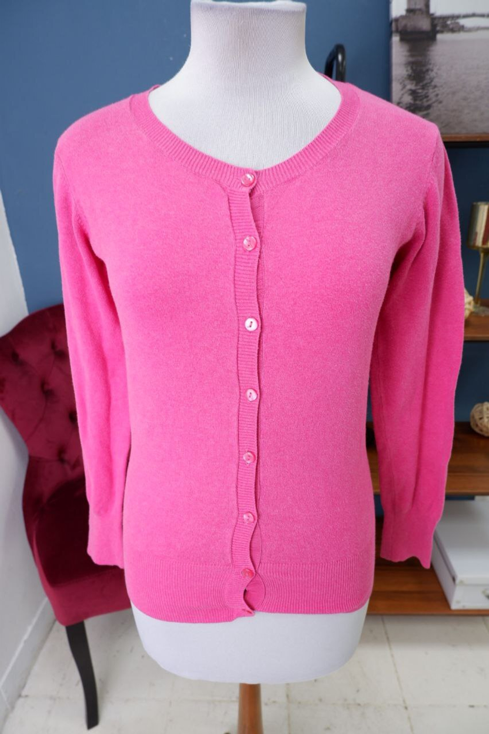 Кардиган однотонный 44 размер