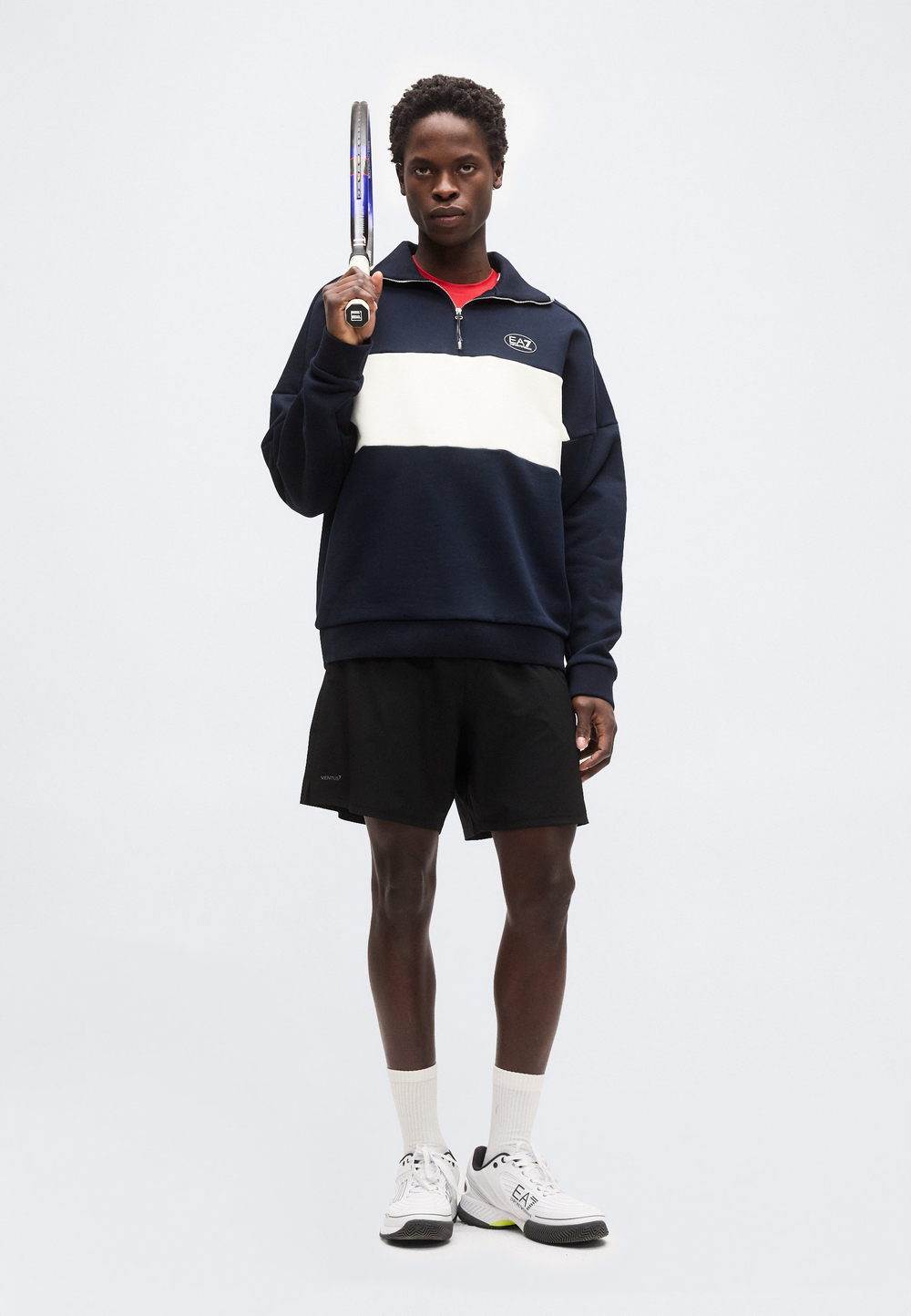 EA7 Emporio Armani TENNIS CLUB HERITAGE - Толстовка - Синий