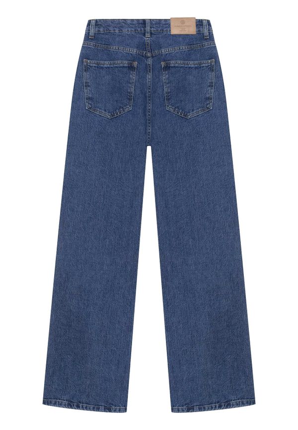 Джинсы Широкие 2360 Palazzo женские синие - фото 2