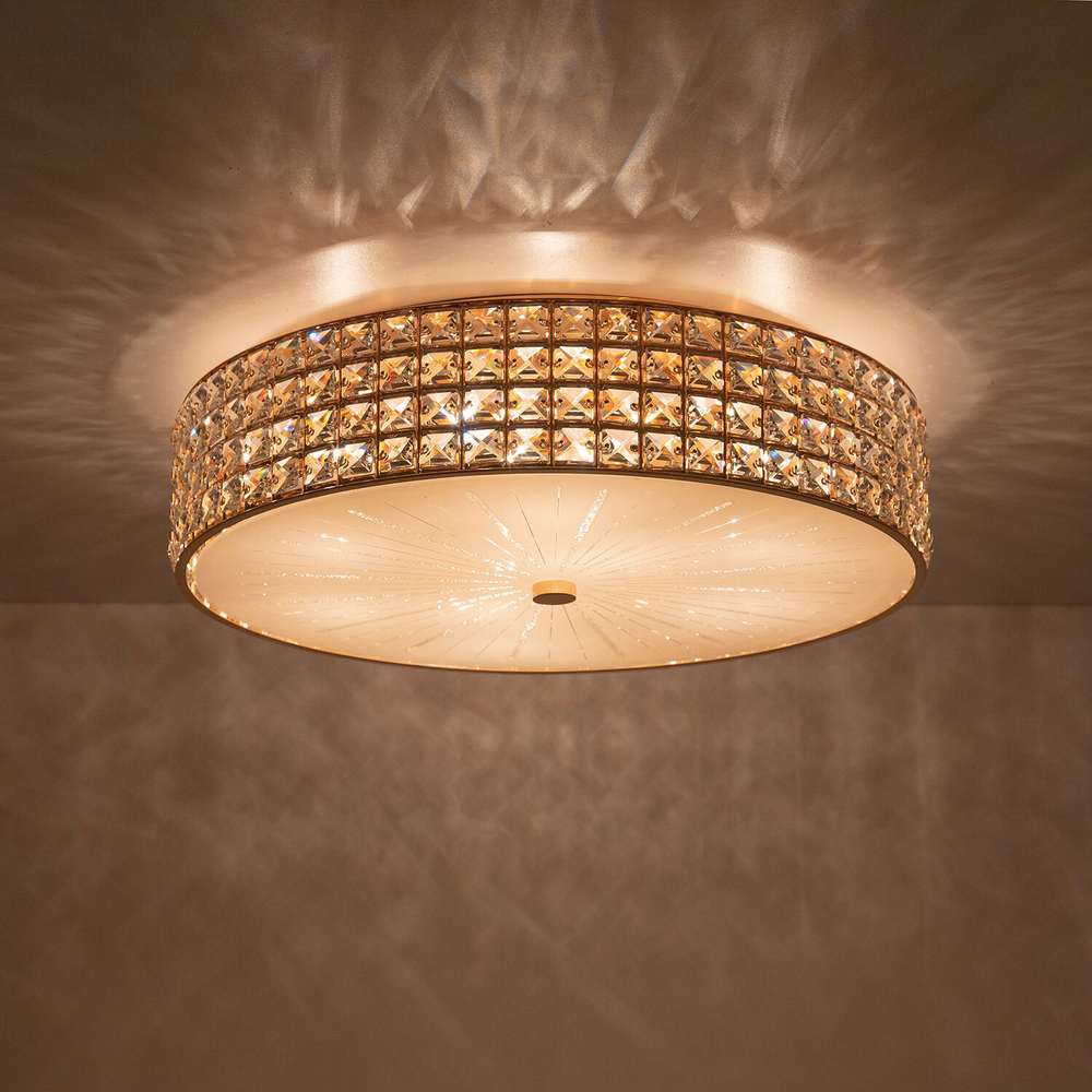 Citilux Портал CL324182 Люстра хрустальная Золото