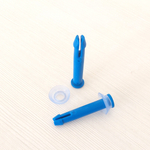 Комплект из 5 штук - Штифт для соединения (штырь) длиной 59 мм. Синий, для каркасного бассейна Pro Max BestWay 305*76