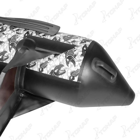 Лодка Тонар Алтай А360 (надувное дно) принт Рыбы