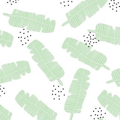 Банановые листья с точками