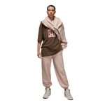 Баскетбольные женские штаны Jordan Flight Fleece Pants Beige