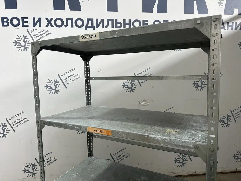 Стеллаж складской оцинкованный 106х40х180 (разборный)