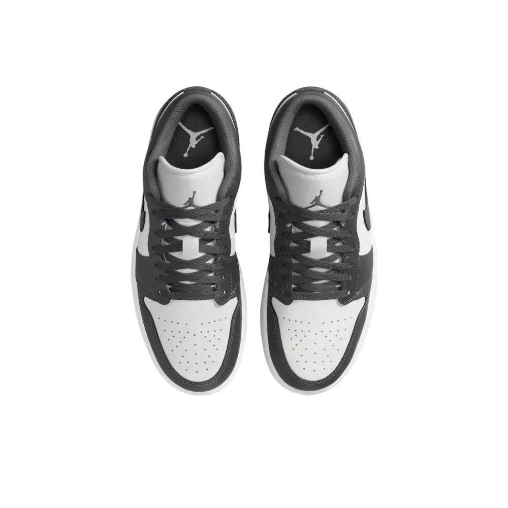 Мужские кроссовки Air Jordan 1 Low 'Grey White' 553558-044