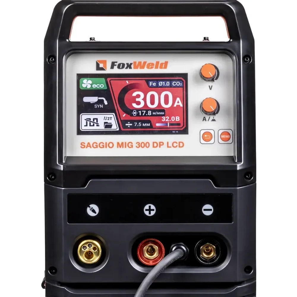 FoxWeld SAGGIO MIG 300 DP LCD сварочный полуавтомат 9451