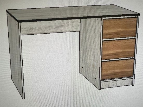 Стол письменный ВЕКТ-2 правый