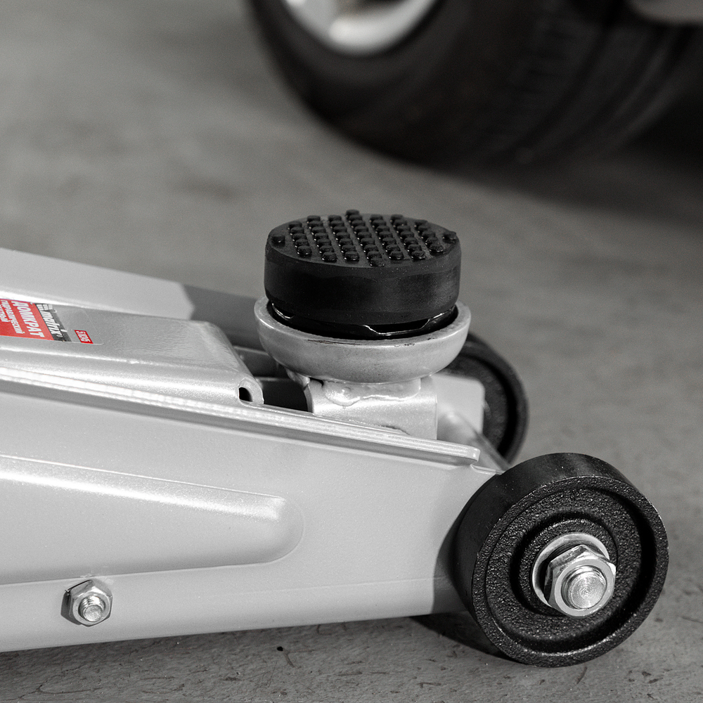 Резиновая опора для подкатного домкрата универсальная, D 72 мм, D 50, H 35 мм Matrix