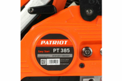 Бензопила PATRIOT PT-385, шина 35 см, 2 л/с, антивибрационная система