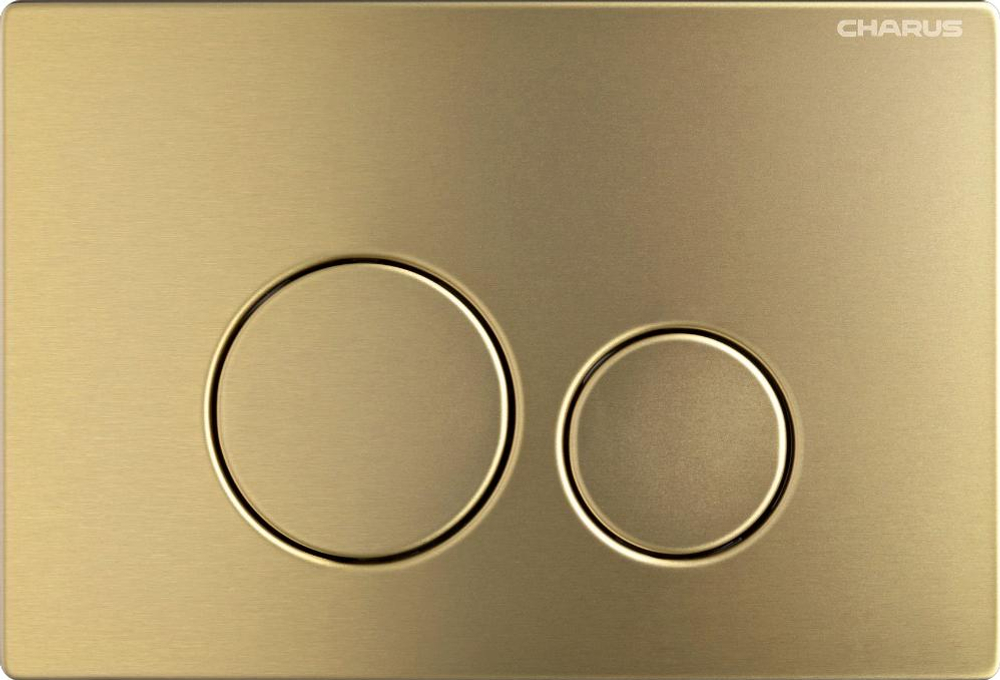 Клавиша для инсталляции CHARUS Robusto FP.330.BTG.05, брашированное золото