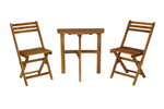 Набор мебели Garden Story садовый Родос из акации 1 уп (3 предмета: стол+ Стул Garden Story 2шт)