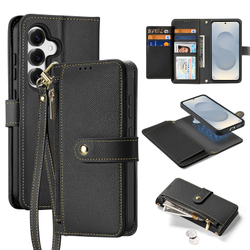 Чехол кошелек с MagSafe из TPU кожи от Dux Ducis для смартфона Samsung Galaxy S25+, серия Lawa Series Case