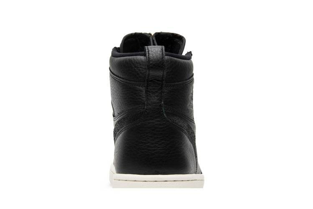 Кроссовки Jordan Air Jordan 1 Retro High Zip Black Sail (Женская размерная сетка)