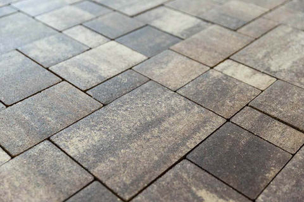 Тротуарная плитка Steingot Бавария, цвет Штайн Браун, Colormix, мультиформат, толщина 60 мм