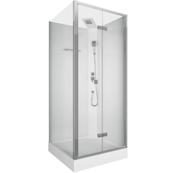 Душевая кабина Ceruttispa (ЧеруттиСпа) BELLA90T, с низким поддоном, 90x90x225