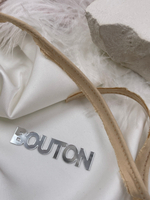 Кант декоративный бежевый хлопок