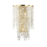 5028/3W MODERN ODL23 643 золотой/прозрачный металл/хрусталь Бра E14 3*40W CHOKKA