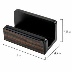 Набор настольный GALANT "Blackwood" из дерева 8 предметов цвет "чёрное дерево" (238165) 7