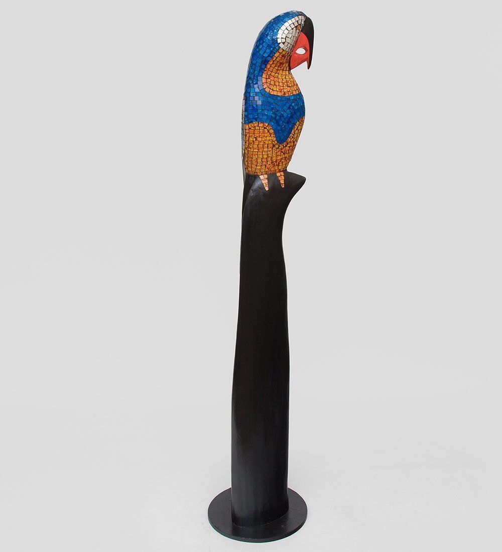 Decor and Gift 23-001-01 Статуэтка «Попугай» дерево+стекл.мозаика 100 см