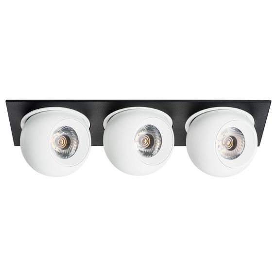 Комплект из светильника и рамки Lightstar Intero Ball (217537+217062+217062+217062) i537626262