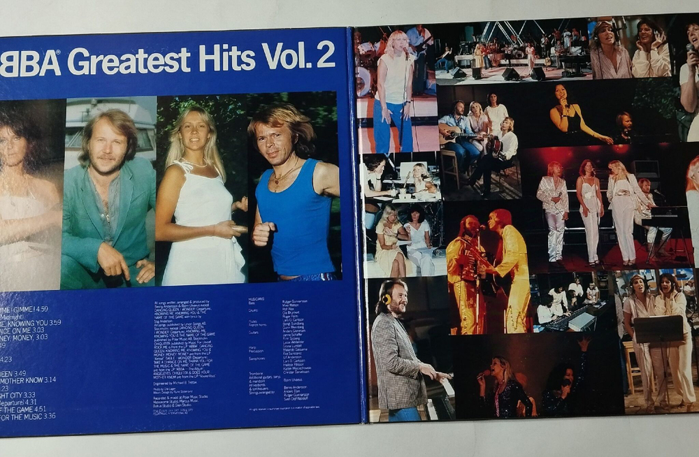 Винтажная виниловая пластинка LP ABBA АББА Greatest Hits Vol. 2 (Japan 1979) (No Obi) Take A Chance On Me