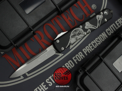 Нож Microtech Ultratech 122-13DCS Death Card Standard S/E A+++ (Правый) - Memento Mori, клинок апокалиптик