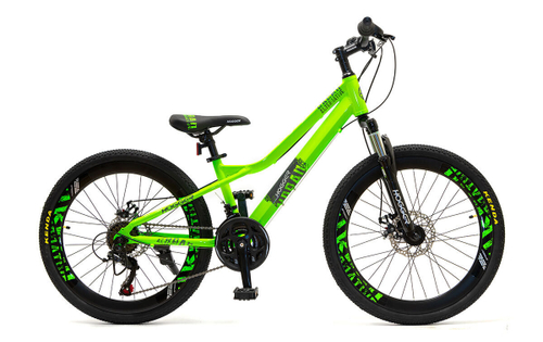 Велосипед HOGGER URBAN 24 Дисковый тормоз 7-ск зелёный