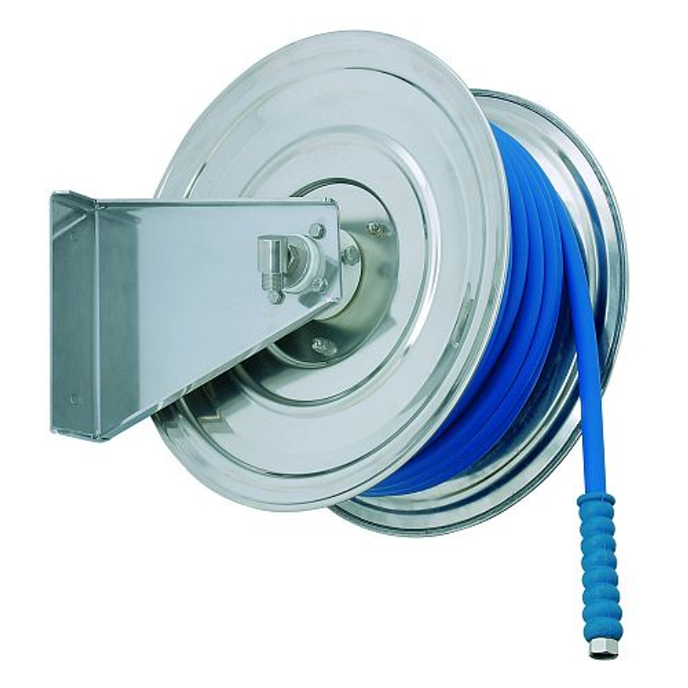 Ручная катушка RAMEX AVM 9310 50м. 3/8" или 35м. 1/2"(нерж.) 1/2"ш. 1/2"ш. 200 бар.