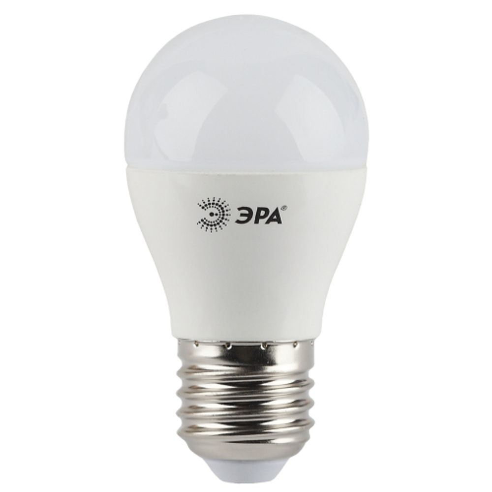 Лампочка светодиодная ЭРА STD LED P45-7W-840-E27 E27 / Е27 7Вт шар нейтральный белый свет