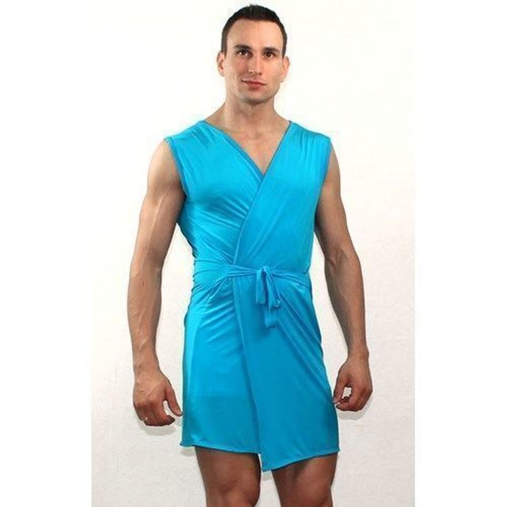 Халат мужской бирюзовый GILLBRO Turquoise .