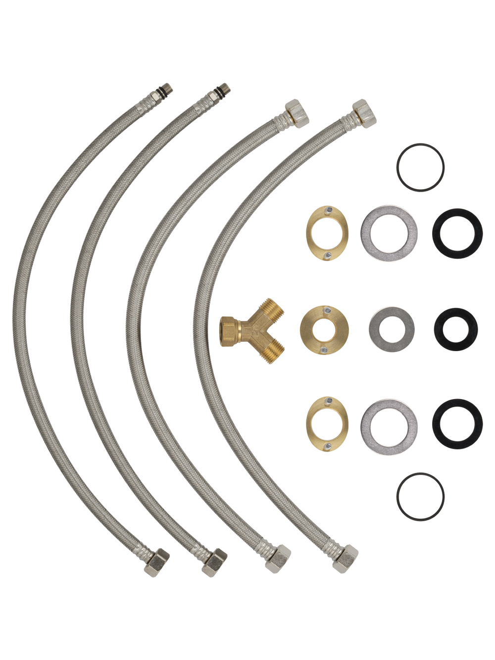 Смеситель для раковины высокий WONZON & WOGHAND LOOP, Черный матовый (WW-131-00-508)