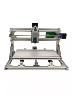 Мини гравировальный станок с ЧПУ CNC3018 с тремя осями / Настольный фрезерно-гравировальный станок для точных работ